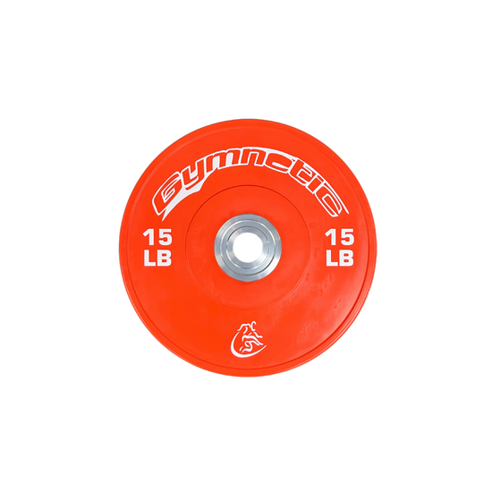 Bumper plates compétition de couleur Gymnetic - Body Gym équipements