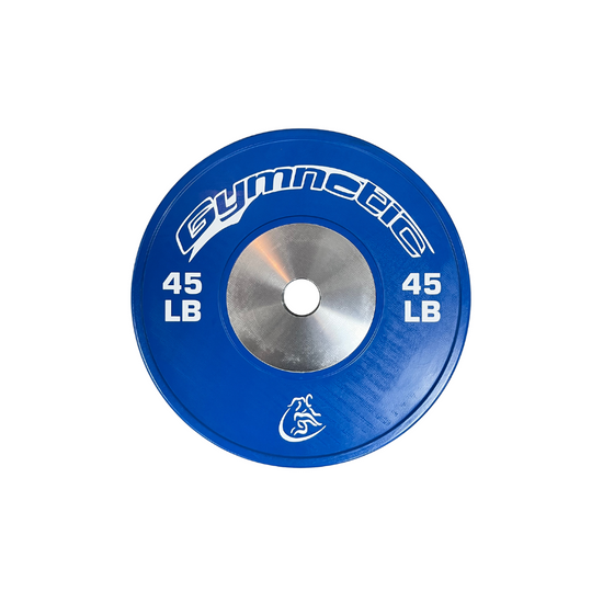 Bumper plates compétition de couleur Gymnetic - Body Gym équipements