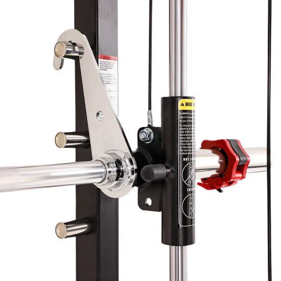 AL-3058G Smith Machine rouge à plaques sélectives Altas - Body Gym équipements