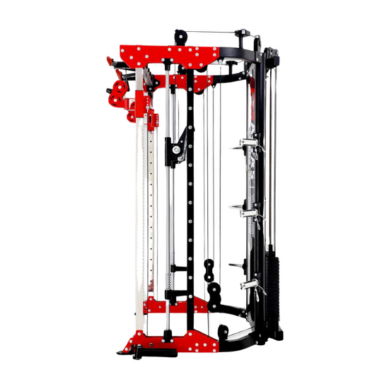 AL-3058G Smith Machine rouge à plaques sélectives Altas - Body Gym équipements