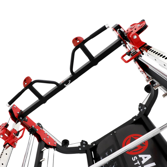 AL-3058G Smith Machine rouge à plaques sélectives Altas - Body Gym équipements