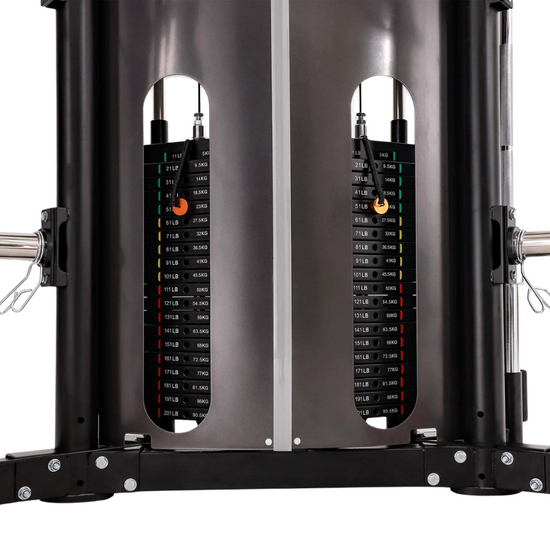 AL-3058G Smith Machine rouge à plaques sélectives Altas - Body Gym équipements