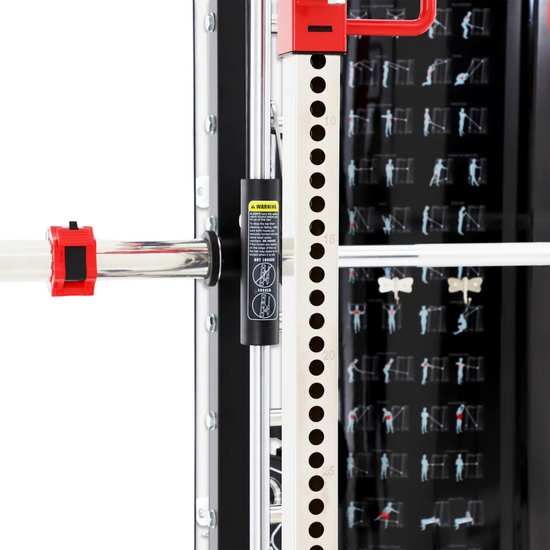 AL-3058G Smith Machine rouge à plaques sélectives Altas - Body Gym équipements