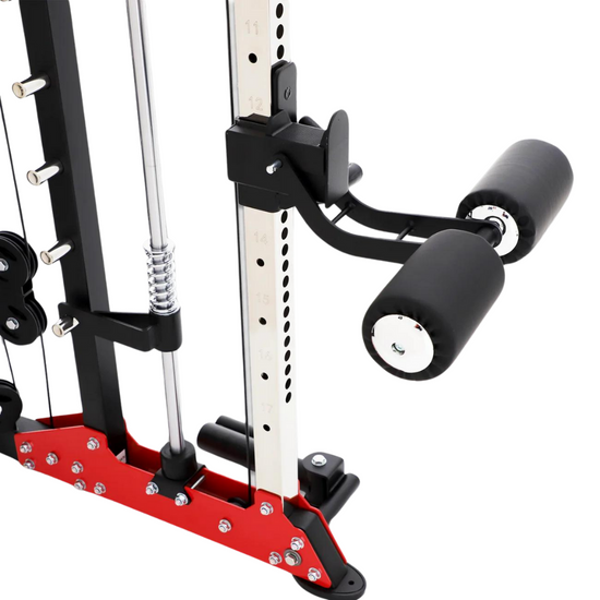AL-3058G Smith Machine rouge à plaques sélectives Altas - Body Gym équipements