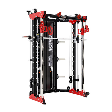 AL-3058G Smith Machine rouge à plaques sélectives Altas - Body Gym équipements