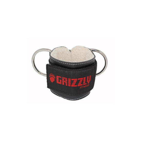 Attache cheville en cuir 3" Grizzly - Body Gym équipements