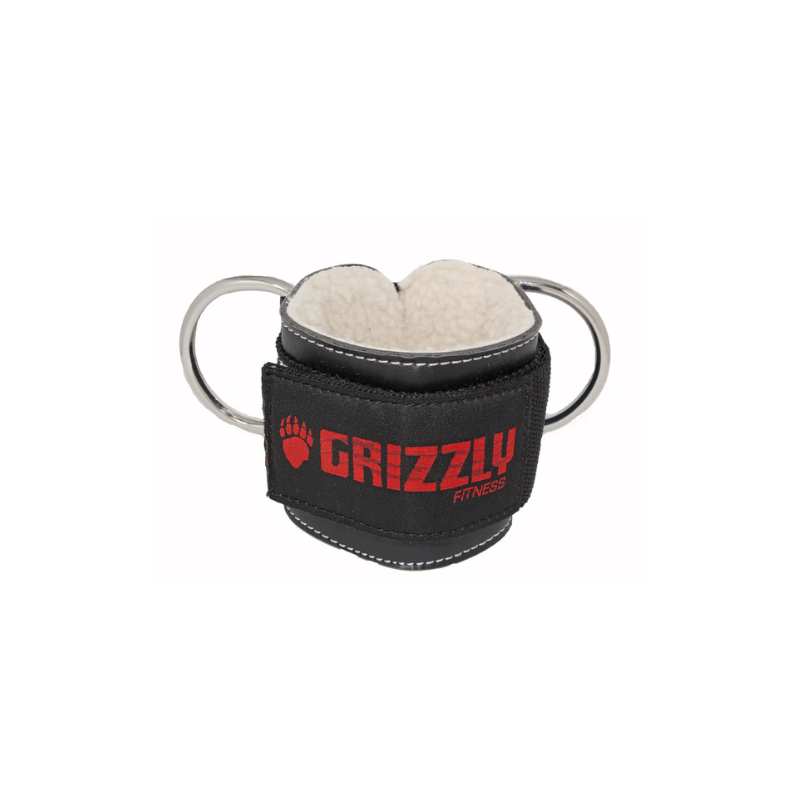 Attache cheville en cuir 3" Grizzly - Body Gym équipements
