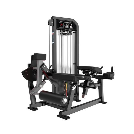 BGHS37 Prone leg curl / Leg extension Gymnetic - Noir / Noir - Body Gym équipements