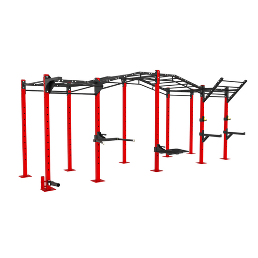 BGTD08 Cage Triple + montée - Body Gym équipements