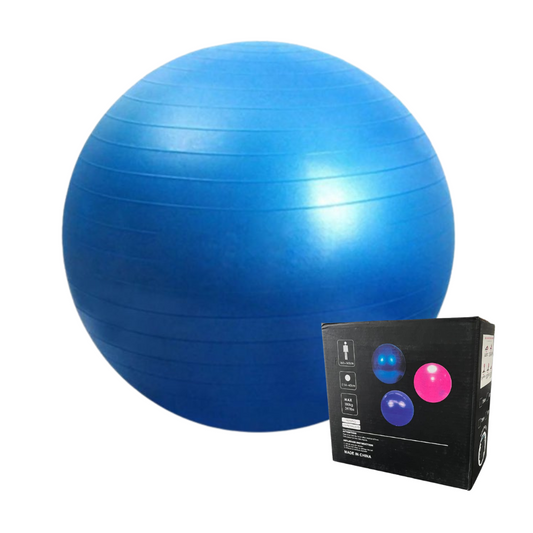 Ballon suisse en PVC 65 cm (boîte noire) - Body Gym équipements