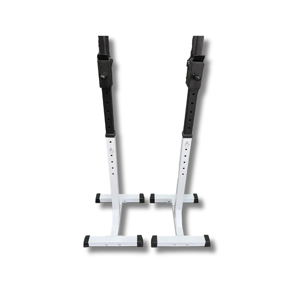 Support à squat amovible résidentiel (chandelles) Gymnetic - Body Gym équipements