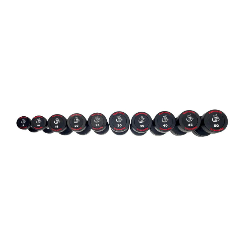 Ensemble de poids professionnels ronds Gymnetic (80 à 100 LB) - Body Gym équipements