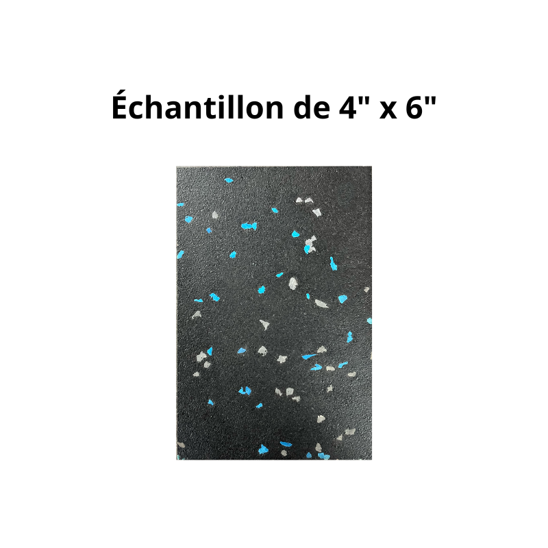 Tapis en caoutchouc série Prime 48" x 72" x 3/8" - Body Gym équipements