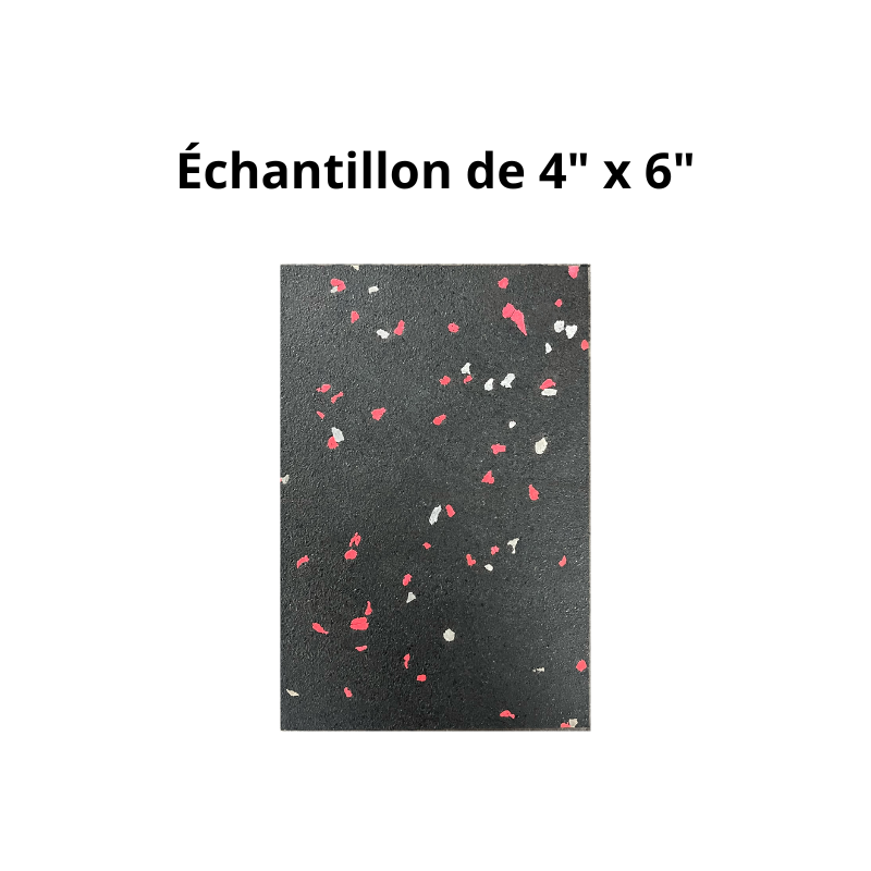 Tapis en caoutchouc série Prime 48" x 72" x 3/8" - Body Gym équipements