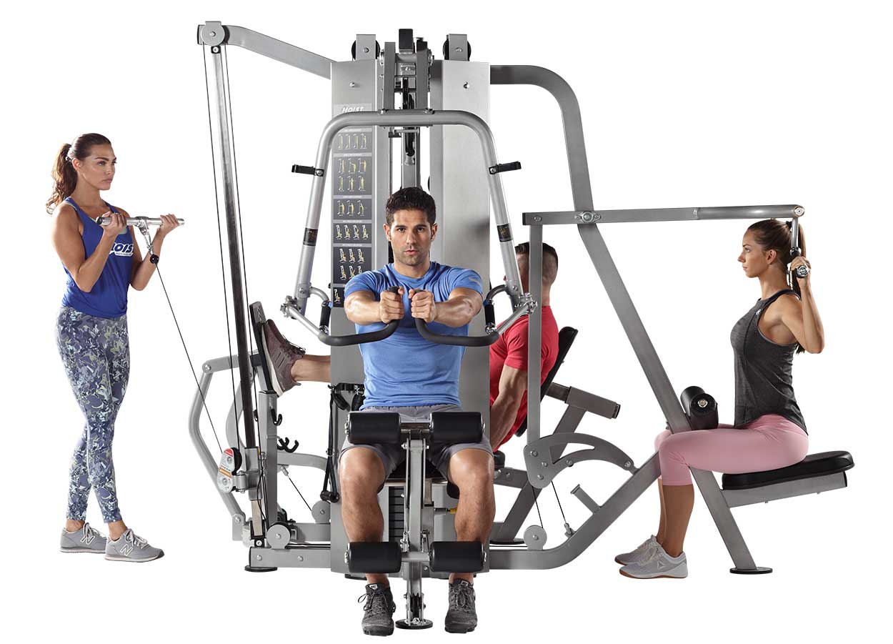 H-4400 Multi Gym 4 stations Hoist - Body Gym équipements