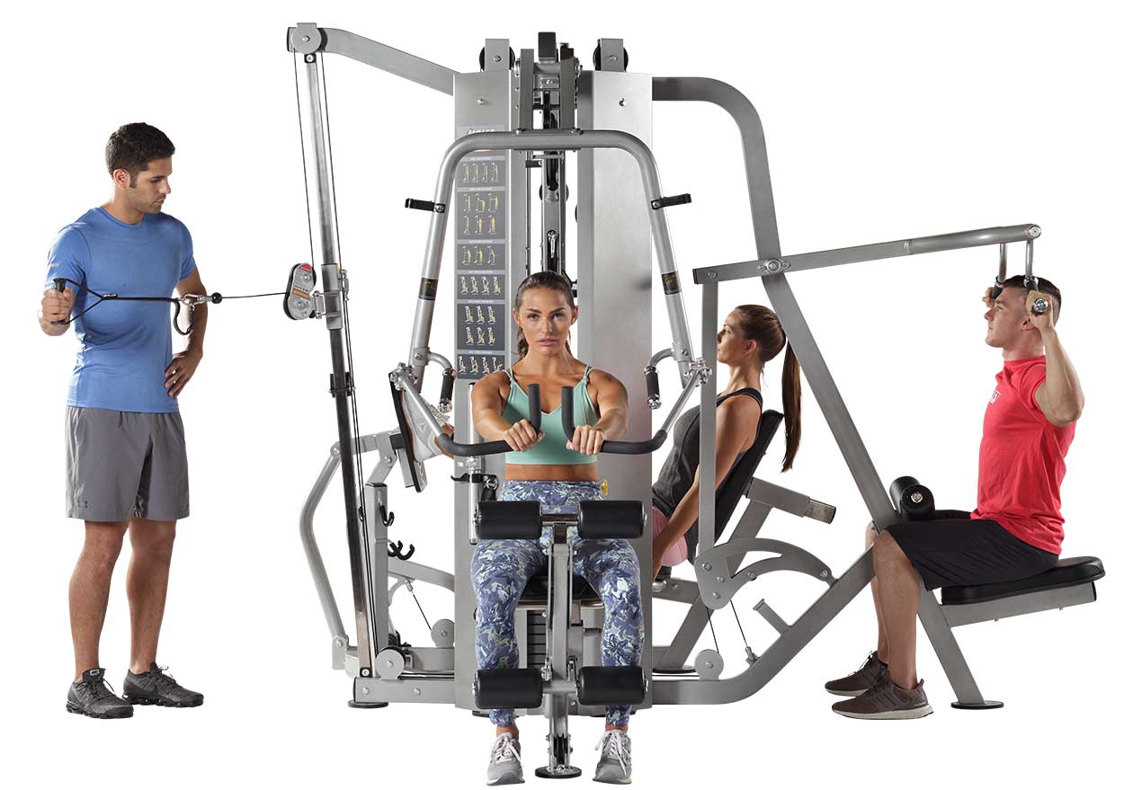 H-4400 Multi Gym 4 stations Hoist - Body Gym équipements
