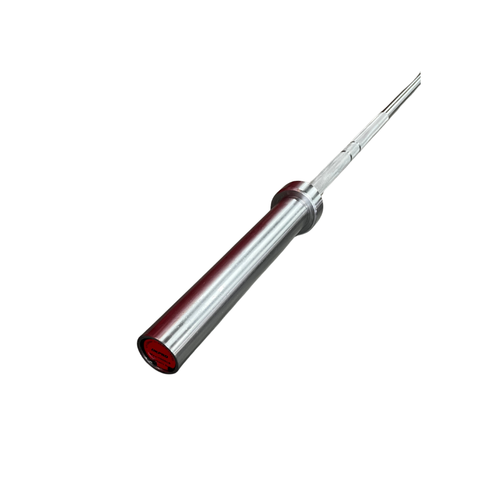 Barre d'haltérophilie pour femmes chrome 6.5', 25mm, 35 lbs testée 1000 lbs - Body Gym équipements