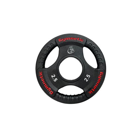 Plaques olympiques Tri-Grip Gymnetic - Body Gym équipements