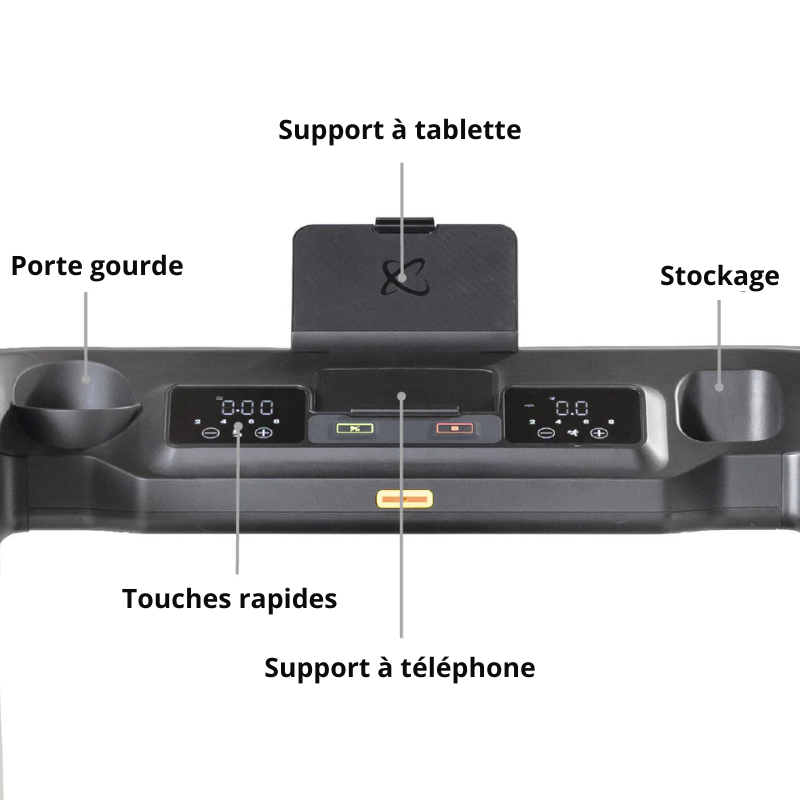 Inspire Tread 4 Tapis roulant pliable - Body Gym équipements