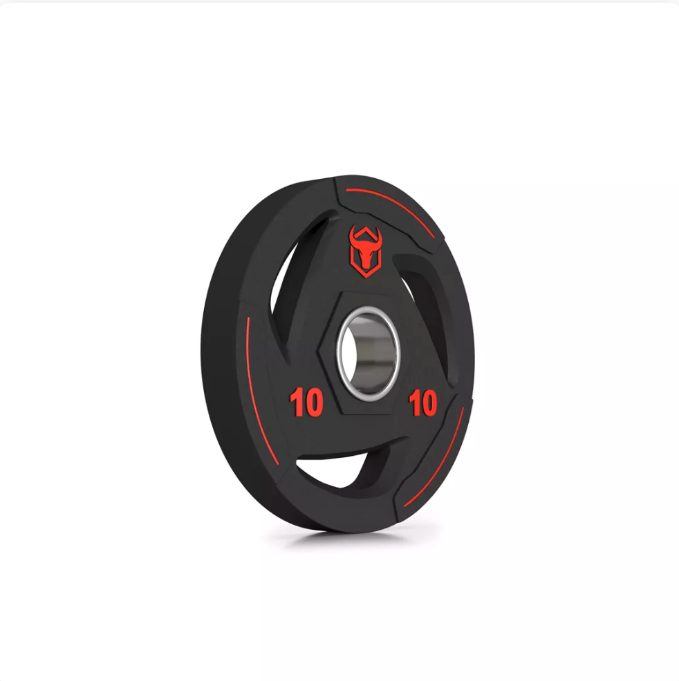 Plaques recouvertes de caoutchouc Ironbull (paires) - Body Gym équipements