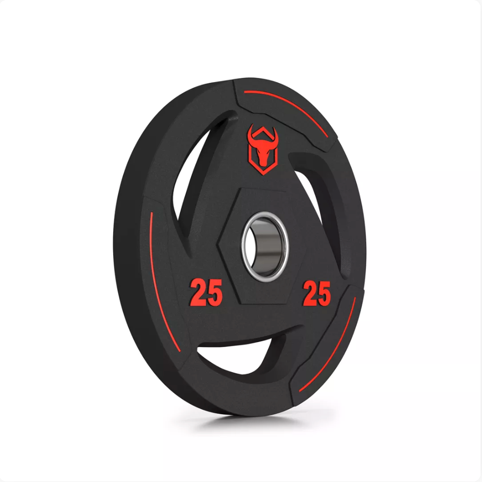 Plaques recouvertes de caoutchouc Ironbull (paires) - Body Gym équipements