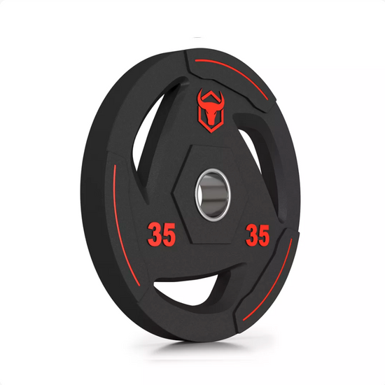 Plaques recouvertes de caoutchouc Ironbull (paires) - Body Gym équipements