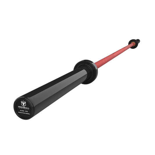 Barre de compétition Cerakote rouge Ironbull - Body Gym équipements