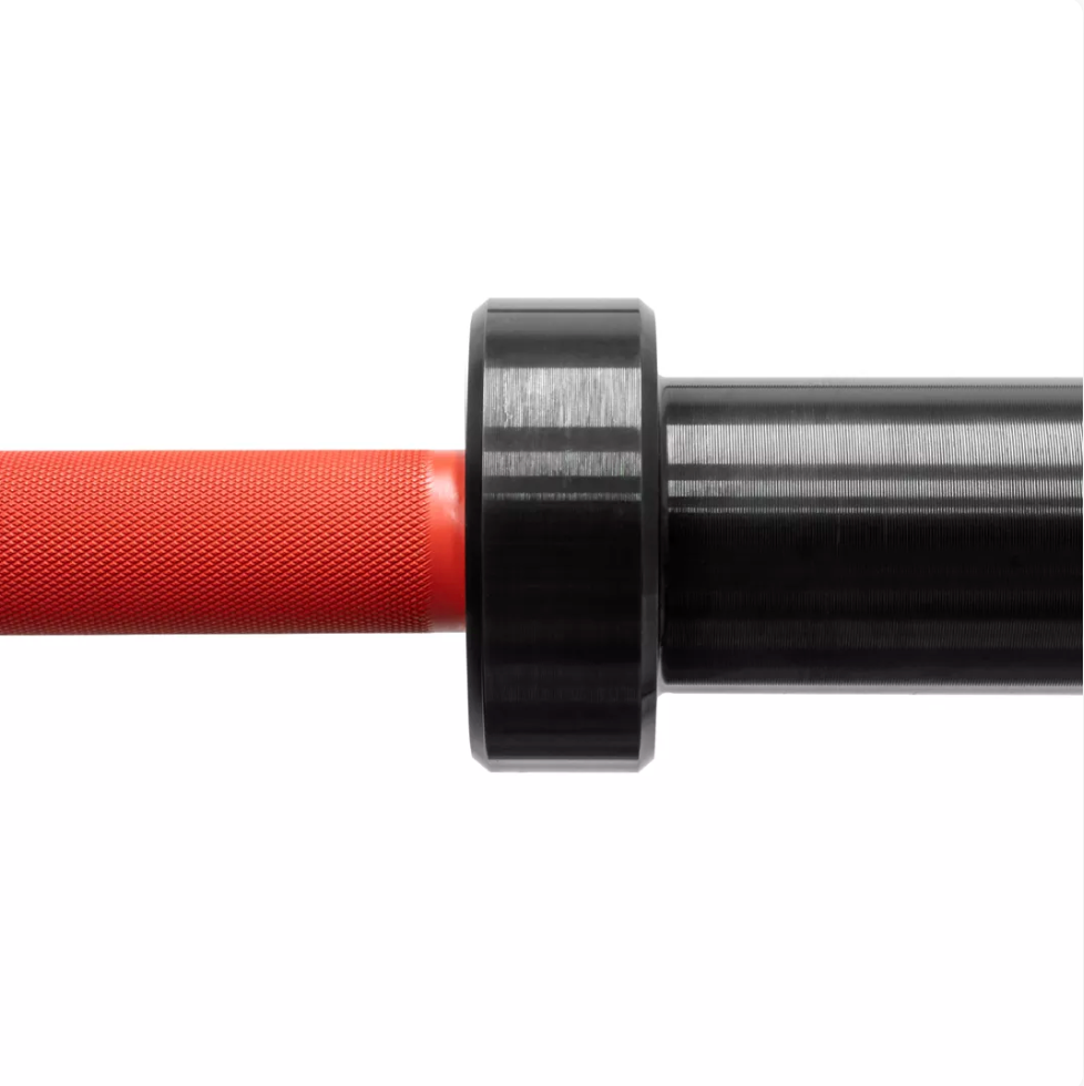 Barre de compétition Cerakote rouge Ironbull - Body Gym équipements