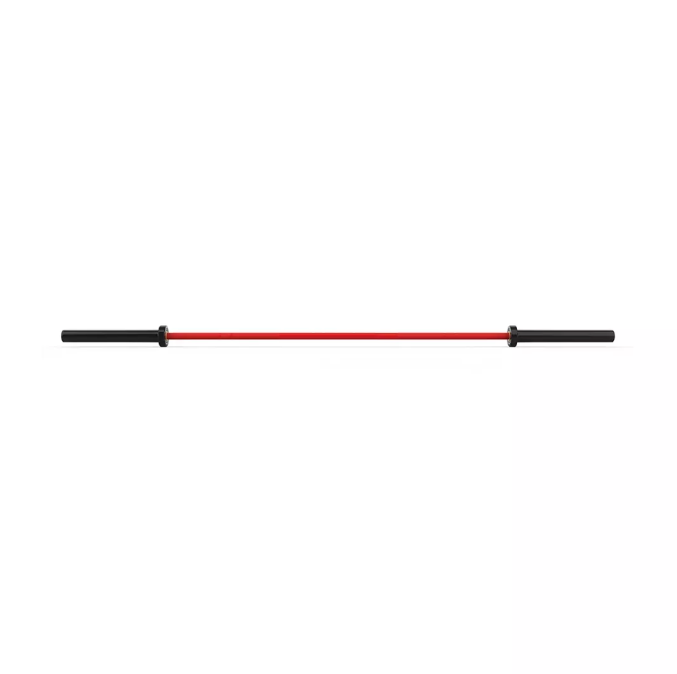 Barre de compétition Cerakote rouge Ironbull - Body Gym équipements