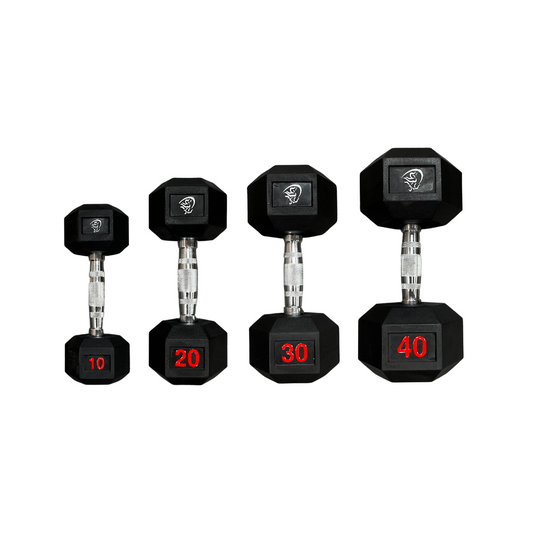 Ensemble de poids hexagonaux Premium Gymnetic 5 à 25 LB - Body Gym équipements