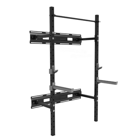 Support à squat mural pliable Gymnetic - Body Gym équipements