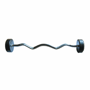 Set of curl bars (Z barbells) 20 to 110 lbs