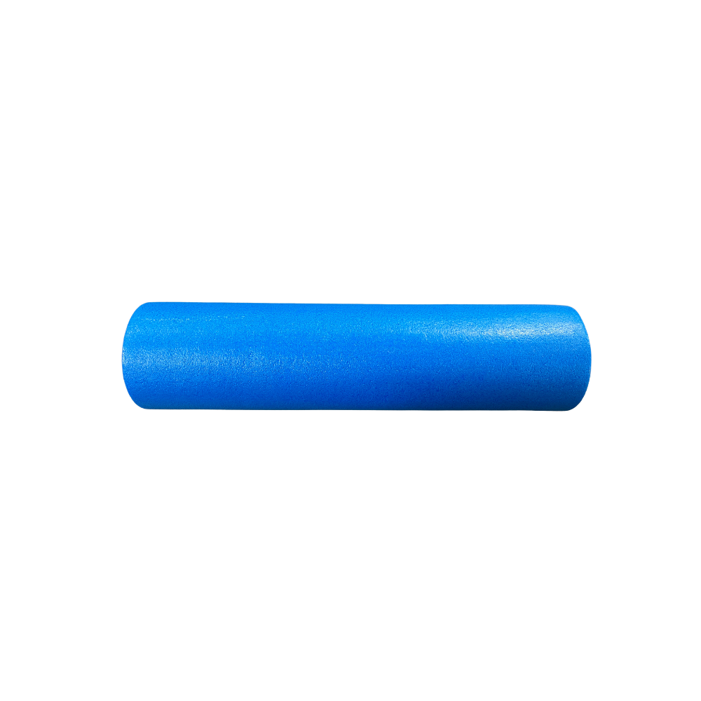 Foam roller en mousse 6" x 24"  bleu - Body Gym équipements