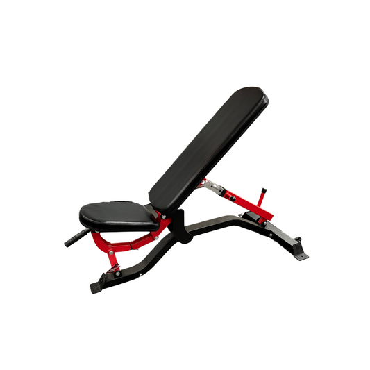 Banc ajustable rouge Gymnetic