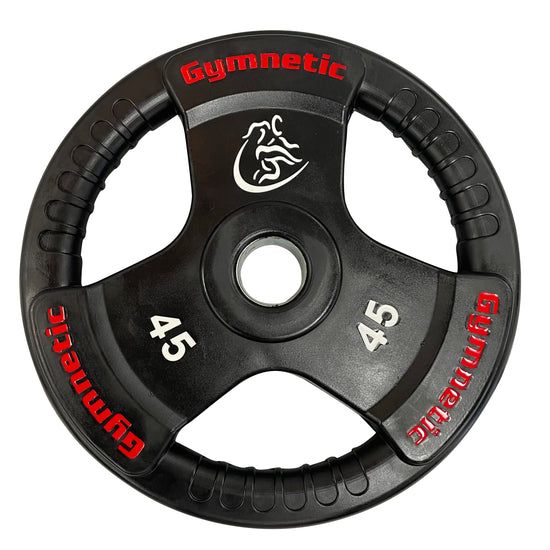 Plaques olympiques Tri-Grip Gymnetic - Body Gym équipements