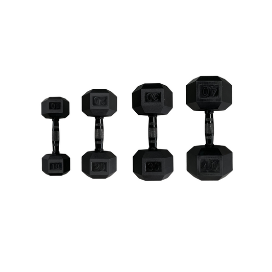 Poids noir hexagonal Gymnetic - Body Gym équipements