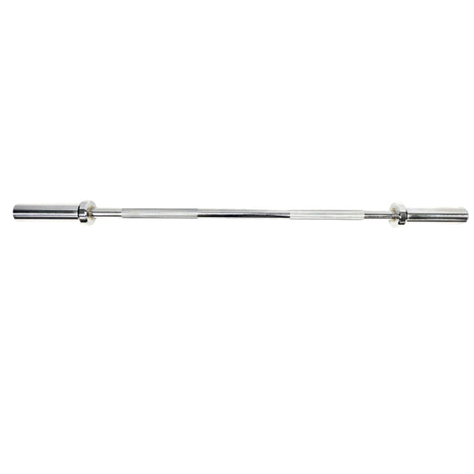 Barre olympique 4' droite chrome Gymnetic - Body Gym équipements