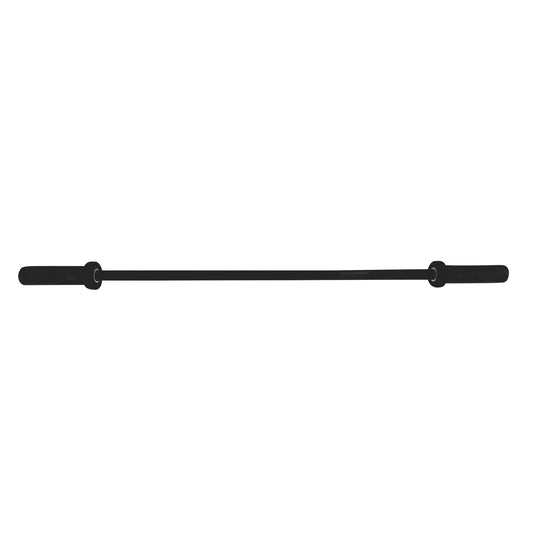 Barre olympique 4' droite noire Gymnetic - Body Gym équipements