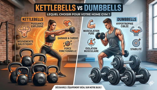 Kettlebells vs Dumbbells (Haltères classiques), lequel choisir pour votre gym maison ?