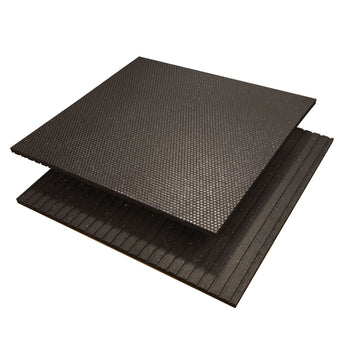 Rubber mat 4' x 6' x 3/4" black