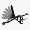 AL-4026 Adjustable Bench Altas (biceps curl and leg extension accessories included)