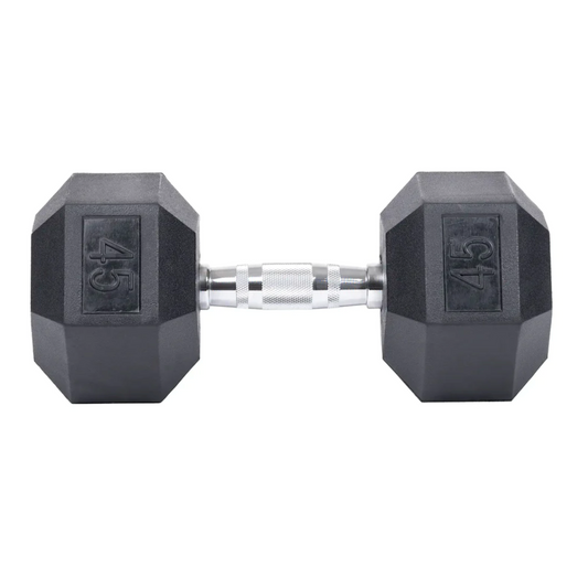 Gymnetic Black and Chrome Hex Weights