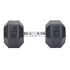 Gymnetic Black and Chrome Hex Weights