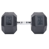 Gymnetic Black and Chrome Hex Weights