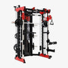 AL-3058G Smith Machine red with Altas selective weight plates