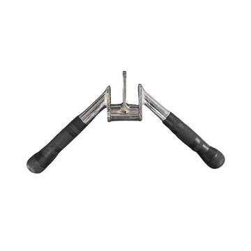 V-shaped tricep bar with removable BG-14 rubber