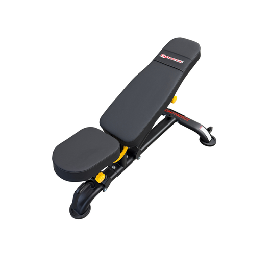 BG-3039 Banc commercial ajustable jaune Gymnetic