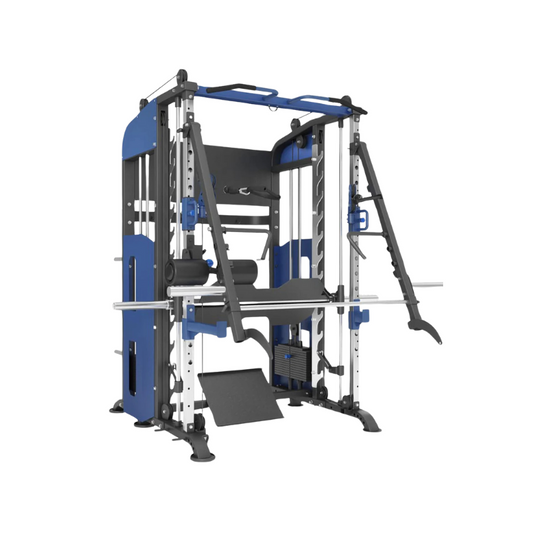 BGTS114 Smith Machine bleue Gymnetic (plaques sélectives)