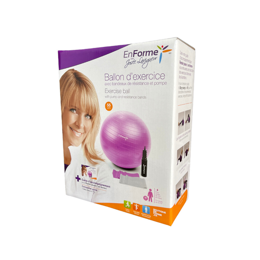 Ballon suisse 55 cm JL - Body Gym Équipements Canada