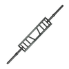 Barre multi-prises Gymnetic pour chest press avec différentes poignes - Body Gym Équipements Canada